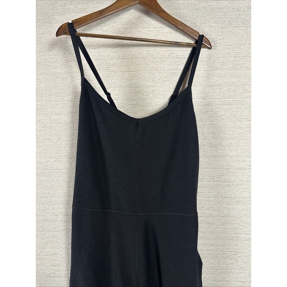 Old Navy Cloud+ Jumpsuit Size 3X Yoga Black Overall Stretch Built In Bra - Picture 2 of 13